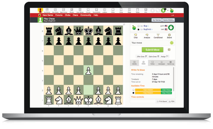 Play Chess Online Against the Computer 
